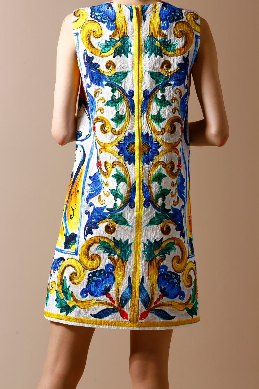 DOLCE＆GABBANA ジャガード織ミニワンピース｜ハイブランドの